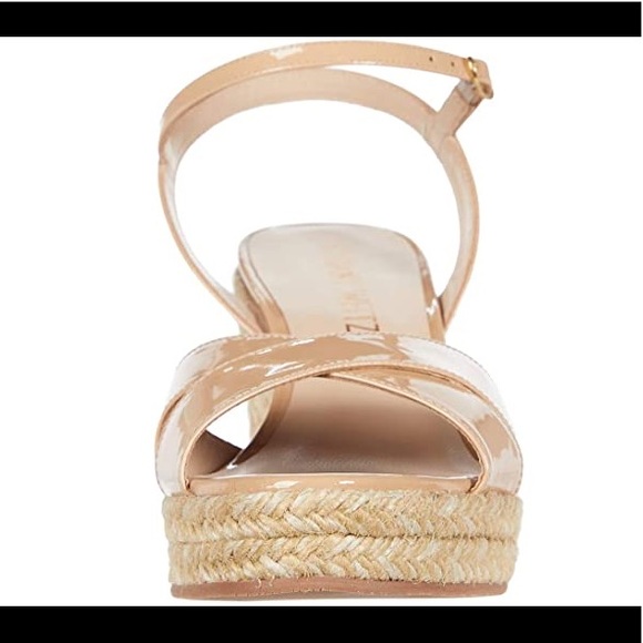 Stuart Weitzman😊NEW😀Rosemarie adobe patent sz 10 - Picture 7 of 12